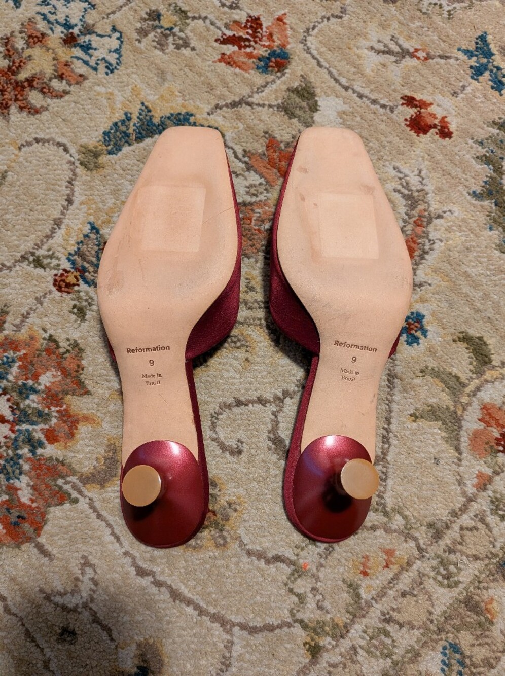Reformation Daniela Kitten Mules Clogs - Picture 11 of 12